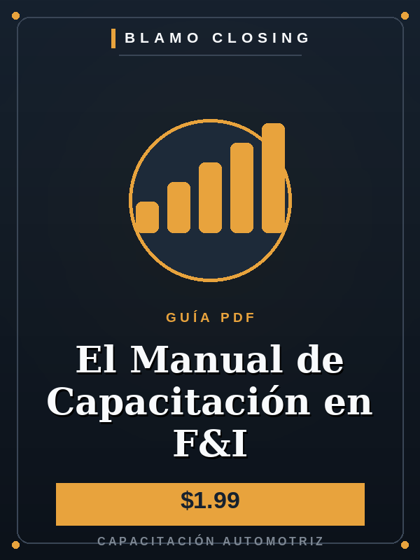 Portada: El Manual de Capacitación en F&I