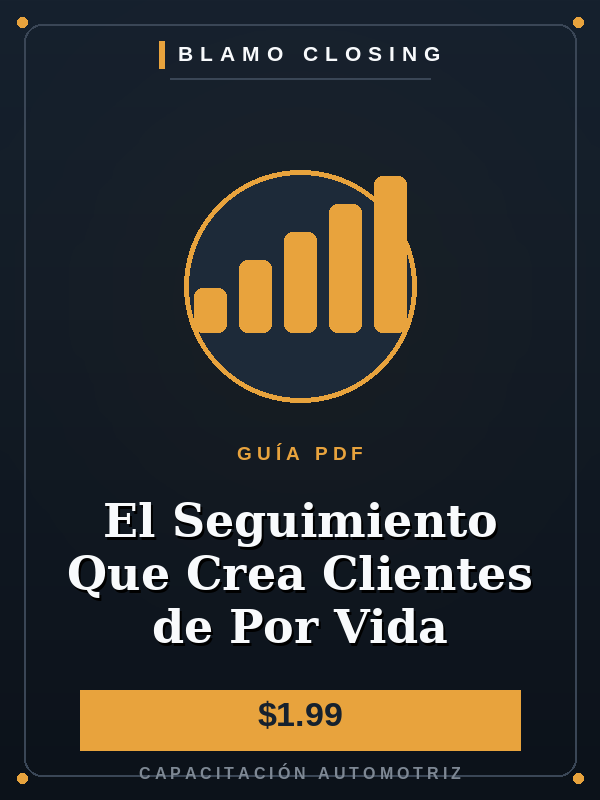 Portada: El Seguimiento Que Crea Clientes de Por Vida