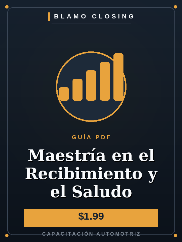 Portada: Maestría en el Recibimiento y el Saludo
