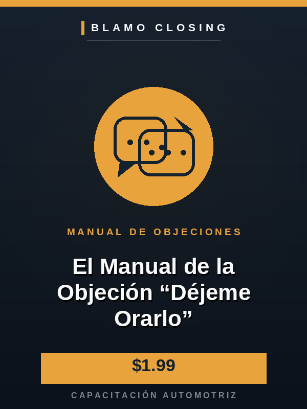 Portada: El Manual de la Objeción 'Déjeme Orarlo'