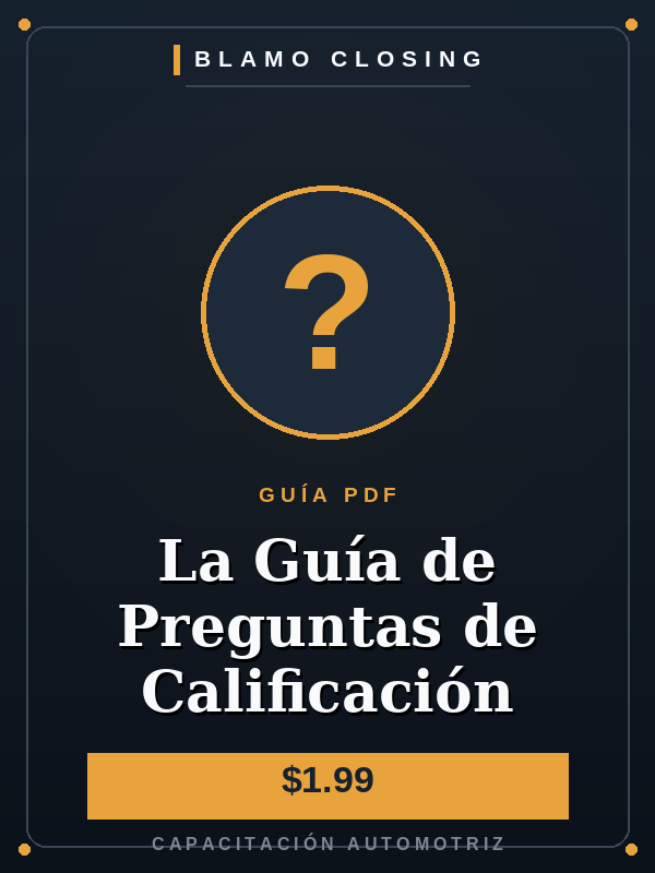 Portada: La Guía de Preguntas de Calificación